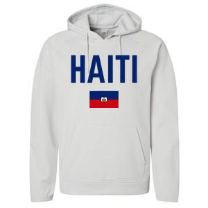 HAITI Flag Men Women Kids HAITI Performance Fleece Hoodie