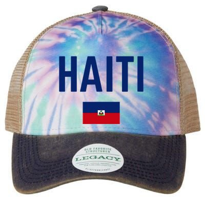HAITI Flag Men Women Kids HAITI Legacy Tie Dye Trucker Hat
