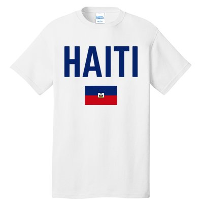 HAITI Flag Men Women Kids HAITI Tall T-Shirt