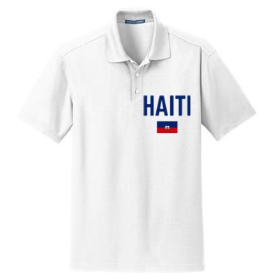 HAITI Flag Men Women Kids HAITI Dry Zone Grid Polo