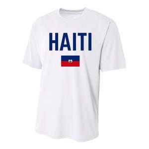 HAITI Flag Men Women Kids HAITI Youth Performance Sprint T-Shirt