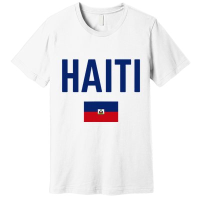 HAITI Flag Men Women Kids HAITI Premium T-Shirt
