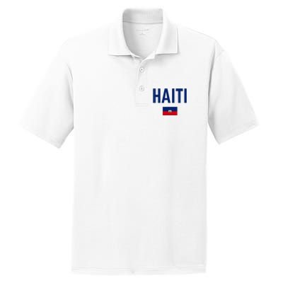 HAITI Flag Men Women Kids HAITI PosiCharge RacerMesh Polo