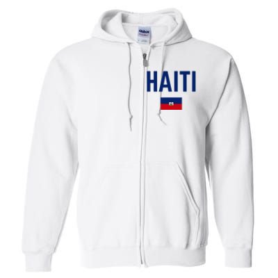 HAITI Flag Men Women Kids HAITI Full Zip Hoodie