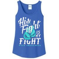 His Fight My Fight Ptsd Awareness Great Gift Ladies Essential Tank