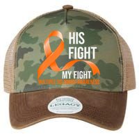 His Fight My Fight Multiple Sclerosis MS Warrior Legacy Tie Dye Trucker Hat