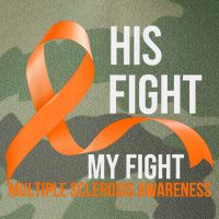 His Fight My Fight Multiple Sclerosis MS Warrior Legacy Tie Dye Trucker Hat