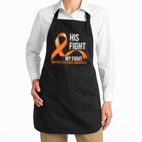 His Fight My Fight Multiple Sclerosis MS Warrior Apron