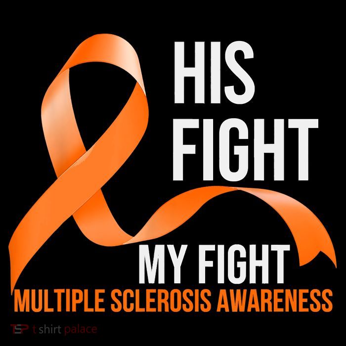 His Fight My Fight Multiple Sclerosis MS Warrior Impact Tech Backpack
