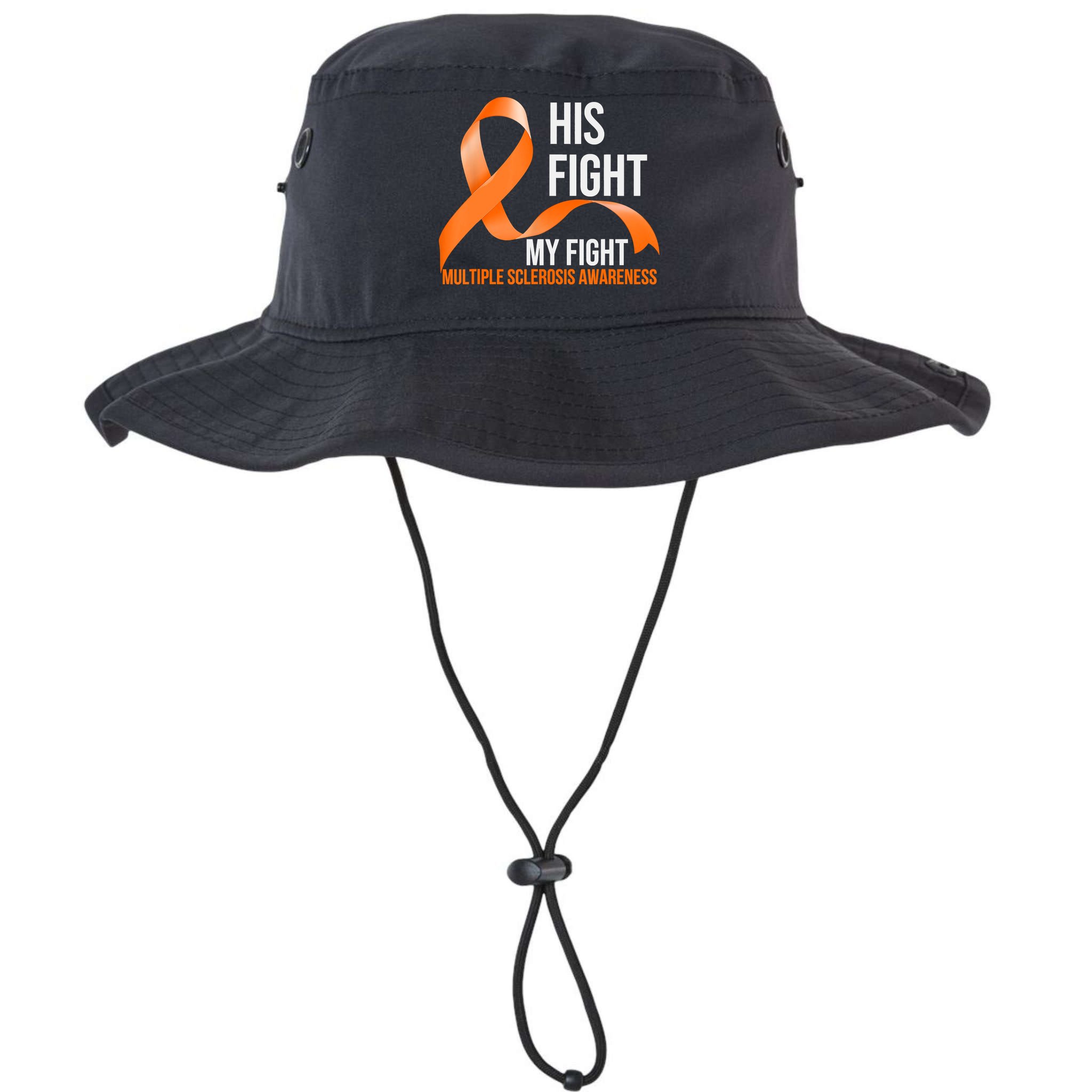 His Fight My Fight Multiple Sclerosis MS Warrior Bucket Hat