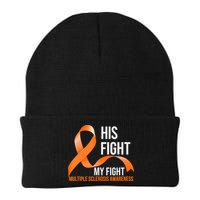 His Fight My Fight Multiple Sclerosis MS Warrior Beanie
