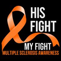His Fight My Fight Multiple Sclerosis MS Warrior 16 in Basic Backpack