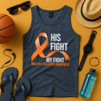 His Fight My Fight Multiple Sclerosis MS Warrior Tank Top