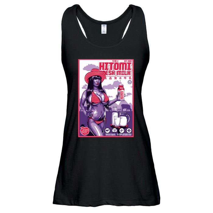 Hitomi Fresh Milk Ladies Essential Flowy Tank