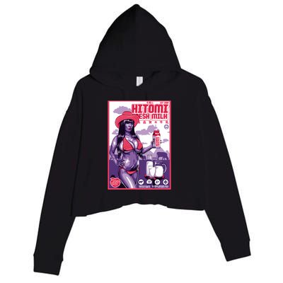 Hitomi Fresh Milk Crop Fleece Hoodie