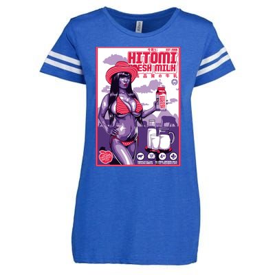 Hitomi Fresh Milk Enza Ladies Jersey Football T-Shirt