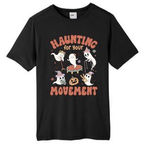 Haunting For Movement Halloween Physical Therapist Tall Fusion ChromaSoft Performance T-Shirt