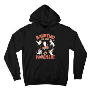 Haunting For Movement Halloween Physical Therapist Tall Hoodie