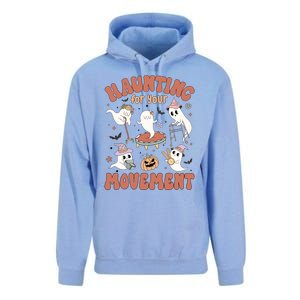 Haunting For Movement Halloween Physical Therapist Unisex Surf Hoodie