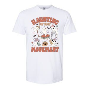 Haunting For Movement Halloween Physical Therapist Softstyle CVC T-Shirt