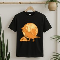 Halloween Full Moon Trex Pumpkins T-Shirt