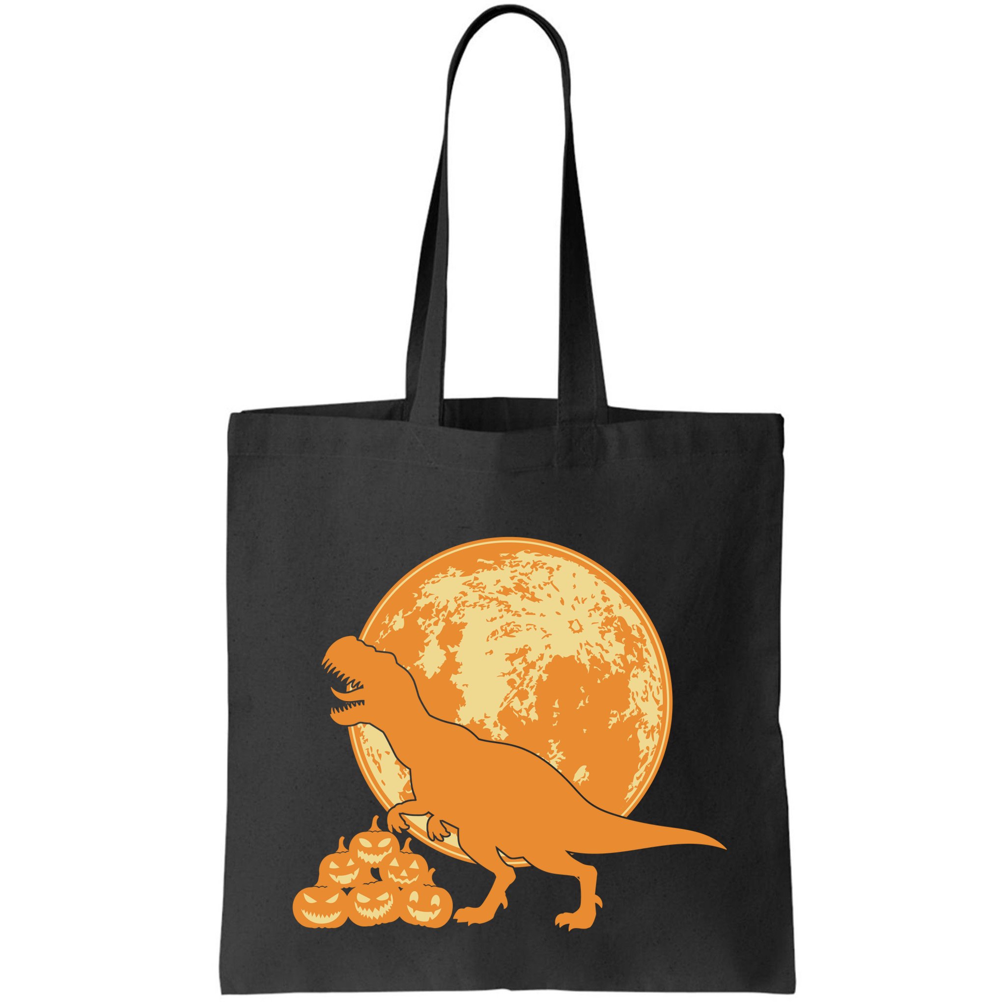 Halloween Full Moon Trex Pumpkins Bag