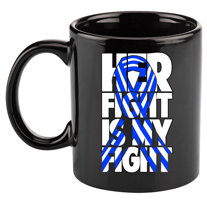 Als Her Fight Is My Fight 11oz C Handle Ceramic Mug