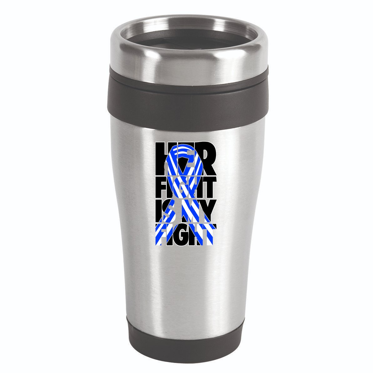Als Her Fight Is My Fight 16oz Travel Tumbler