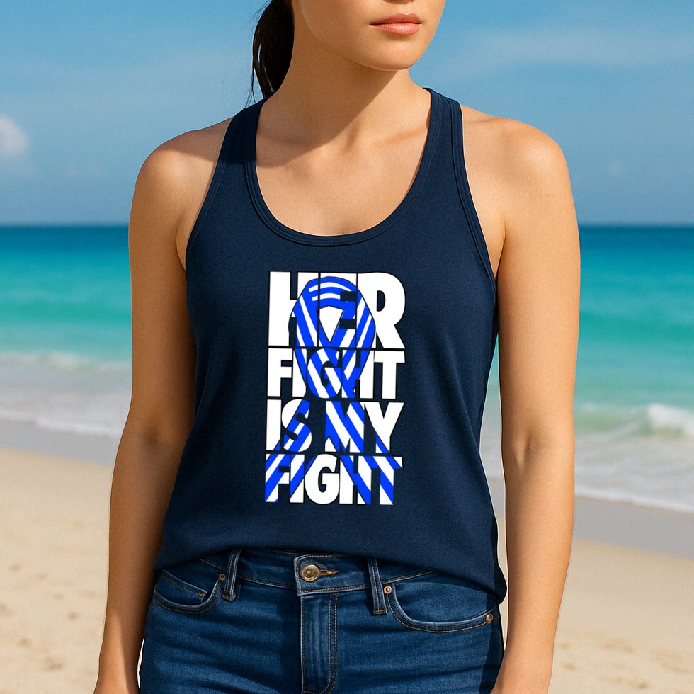 Als Her Fight Is My Fight Womens Tank Top