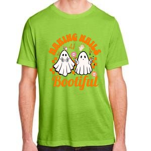 Halloween For Nail Technicians Artists Making Nails Bootiful Gift Adult ChromaSoft Performance T-Shirt