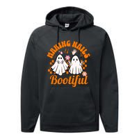 Halloween For Nail Technicians Artists Making Nails Bootiful Gift Performance Fleece Hoodie