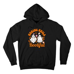 Halloween For Nail Technicians Artists Making Nails Bootiful Gift Hoodie