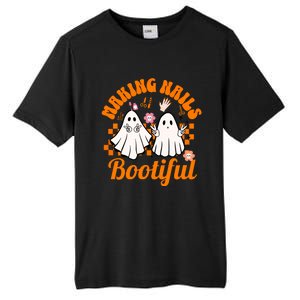 Halloween For Nail Technicians Artists Making Nails Bootiful Gift Tall Fusion ChromaSoft Performance T-Shirt