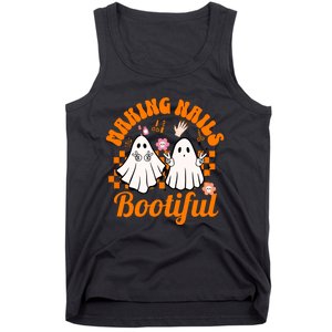 Halloween For Nail Technicians Artists Making Nails Bootiful Gift Tank Top