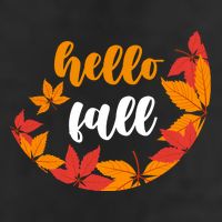 Hello Fall Nature Lover 7 Panel Mesh Trucker Snapback Hat