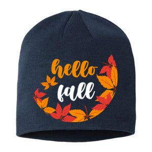 Hello Fall Nature Lover Sustainable Beanie