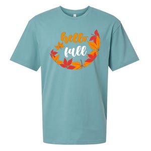 Hello Fall Nature Lover Sueded Cloud Jersey T-Shirt