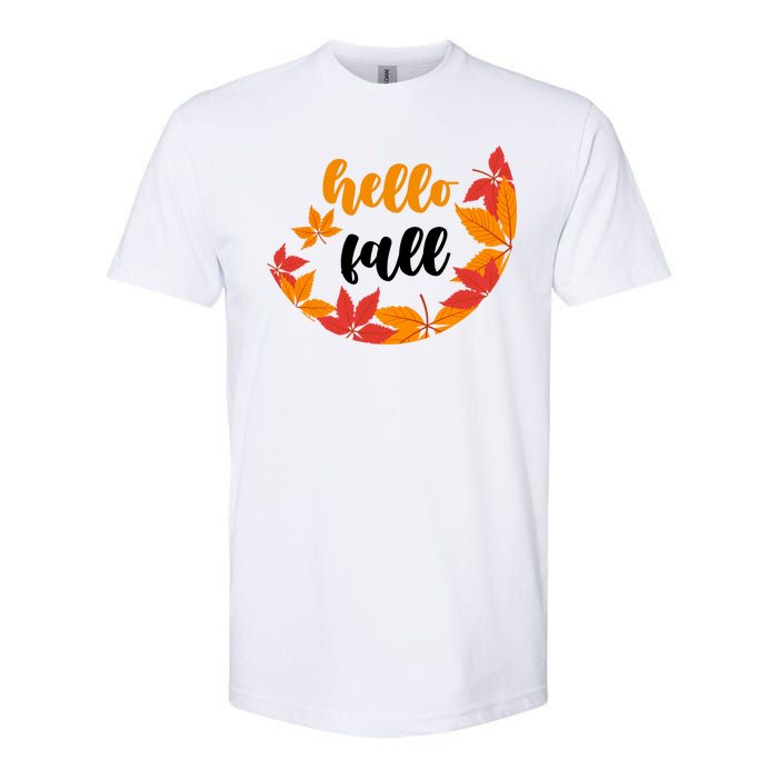 Hello Fall Nature Lover Softstyle CVC T-Shirt