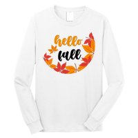 Hello Fall Nature Lover Long Sleeve Shirt