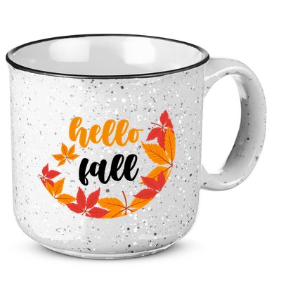 Hello Fall Nature Lover 15oz Campfire Ceramic Mug