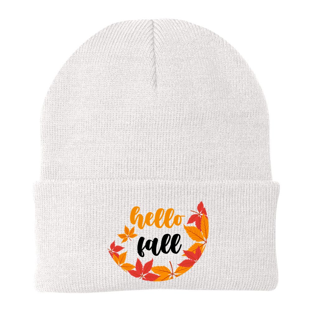 Hello Fall Nature Lover Beanie