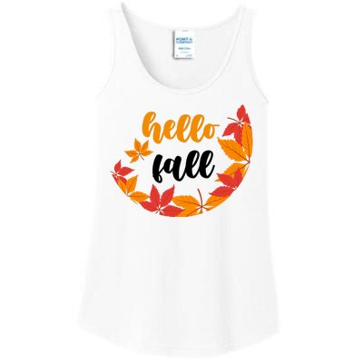 Hello Fall Nature Lover Ladies Essential Tank