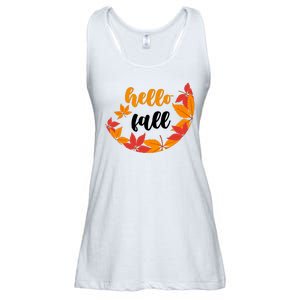 Hello Fall Nature Lover Ladies Essential Flowy Tank