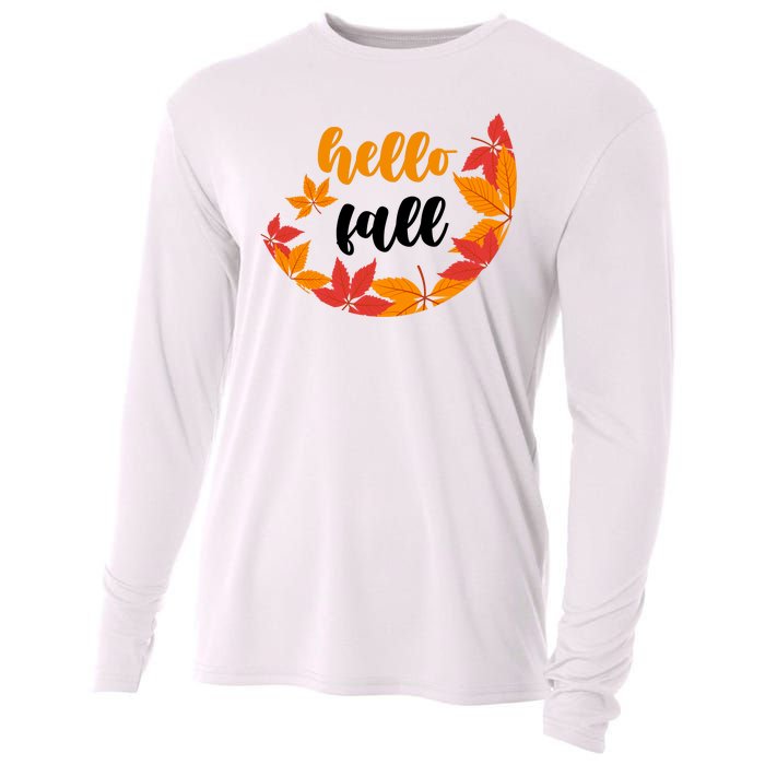 Hello Fall Nature Lover Cooling Performance Long Sleeve Crew