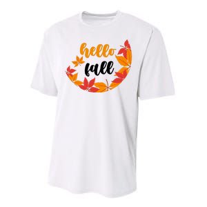 Hello Fall Nature Lover Performance Sprint T-Shirt