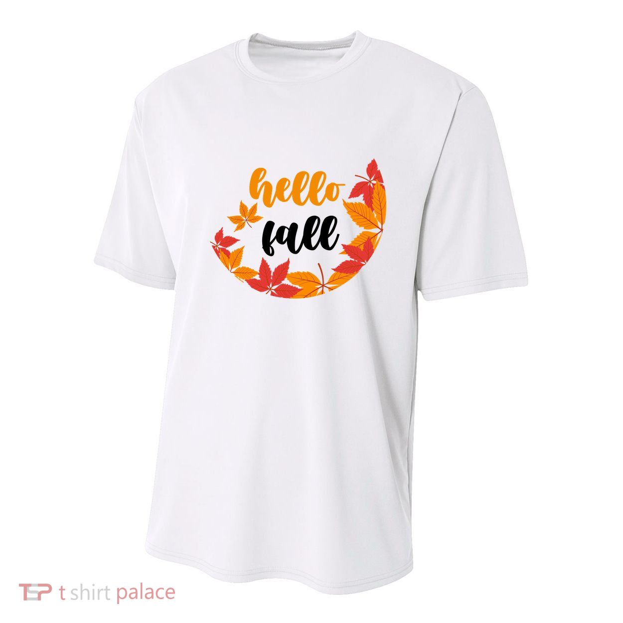 Hello Fall Nature Lover Youth Performance Sprint T-Shirt