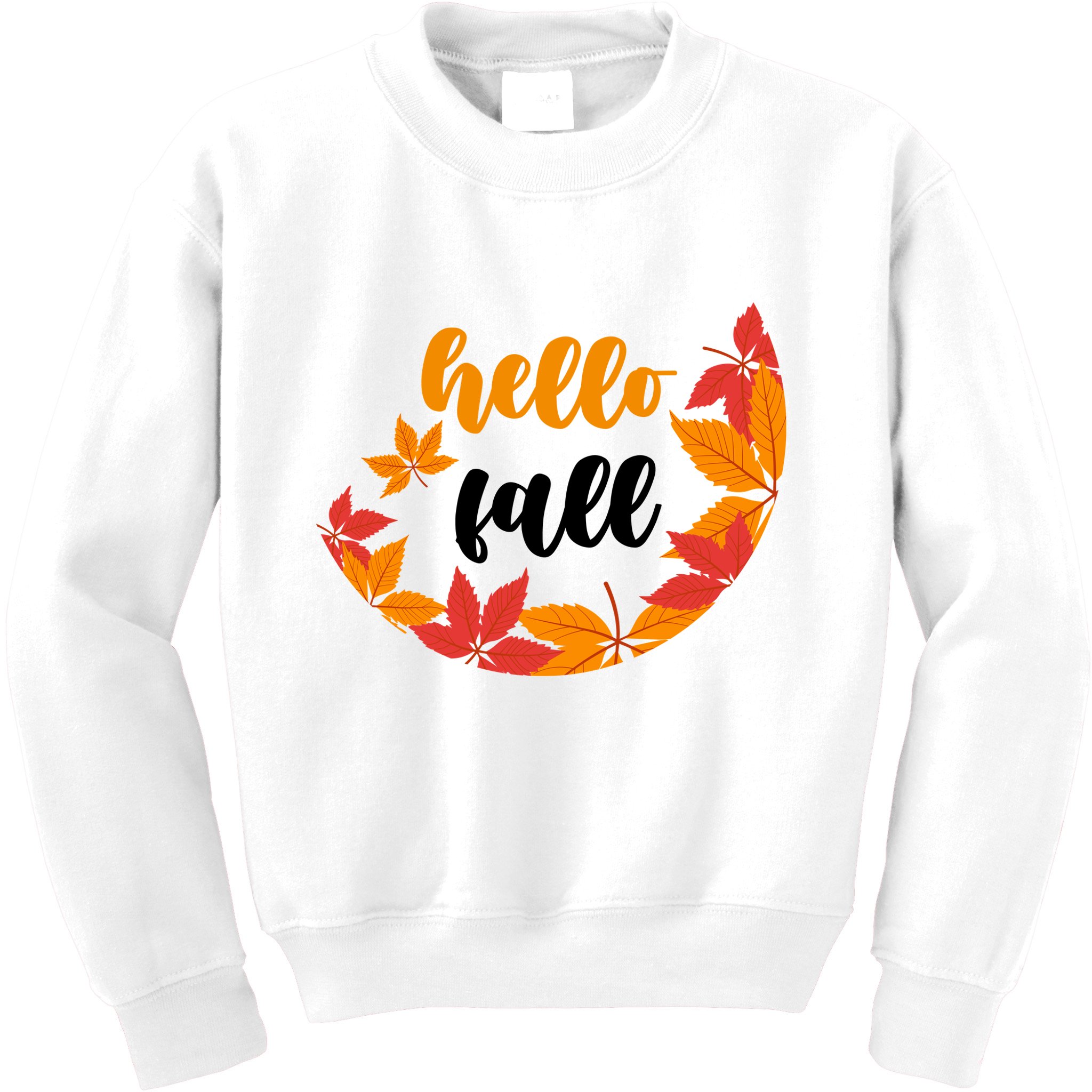Hello Fall Nature Lover Kids Sweatshirt