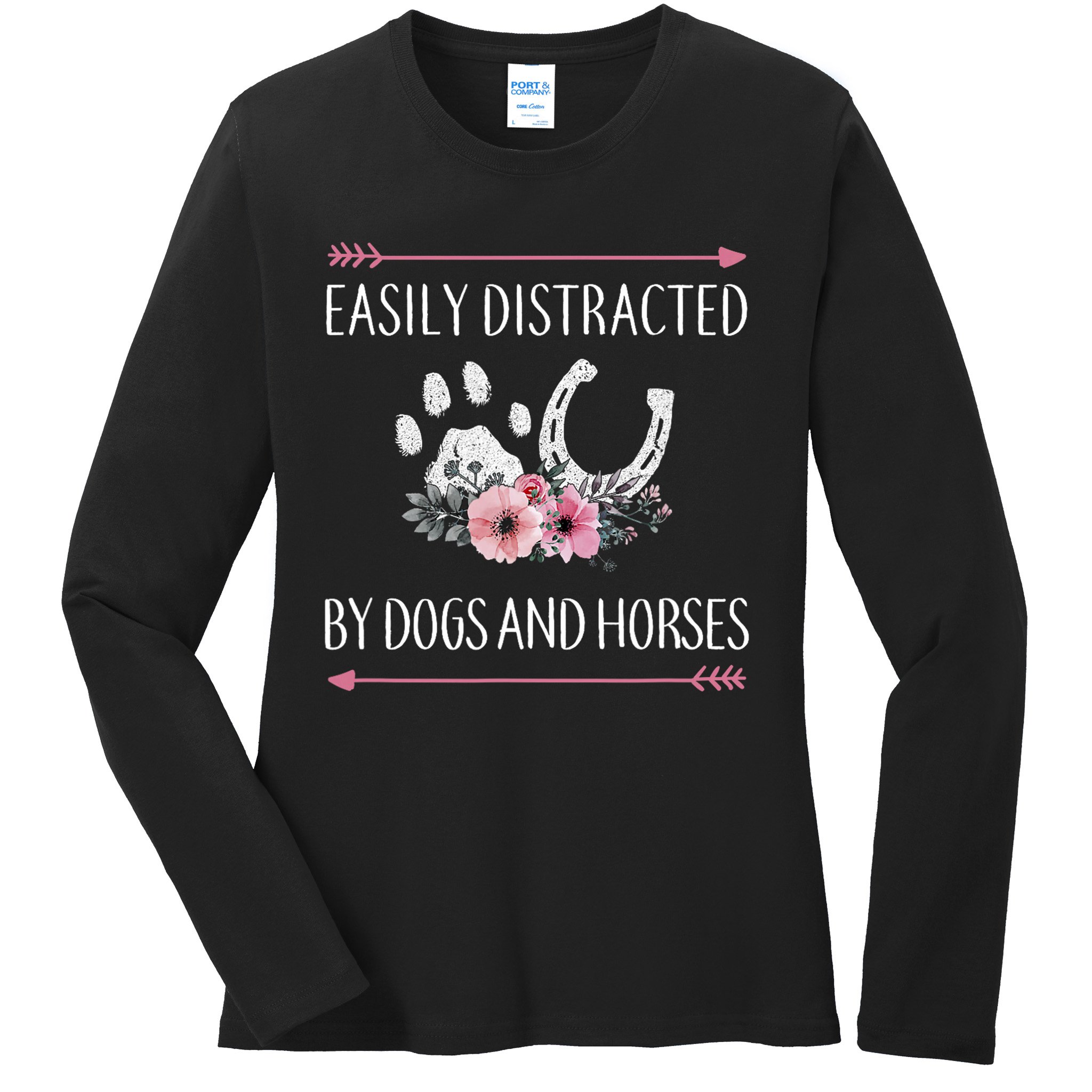 Horse For Ns Horse Lovers Ladies Long Sleeve Shirt