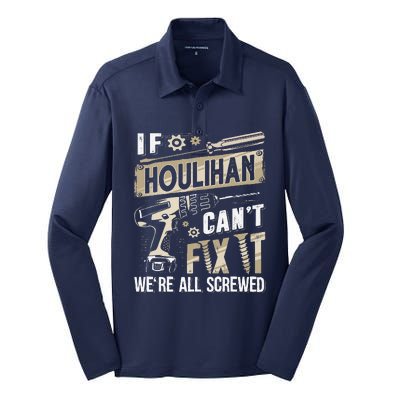 Houlihan Family Name If Houlihan CanT Fix It Silk Touch Performance Long Sleeve Polo