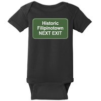 Historic Filipinotown Next Exit Baby Bodysuit